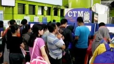 VIDEO: Penumpukan Penumpang di Stasiun Gambir dan Senen