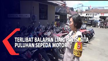 Terlibat Balapan Liar, 94 Unit Sepeda Motor Ditahan Polresta Ambon