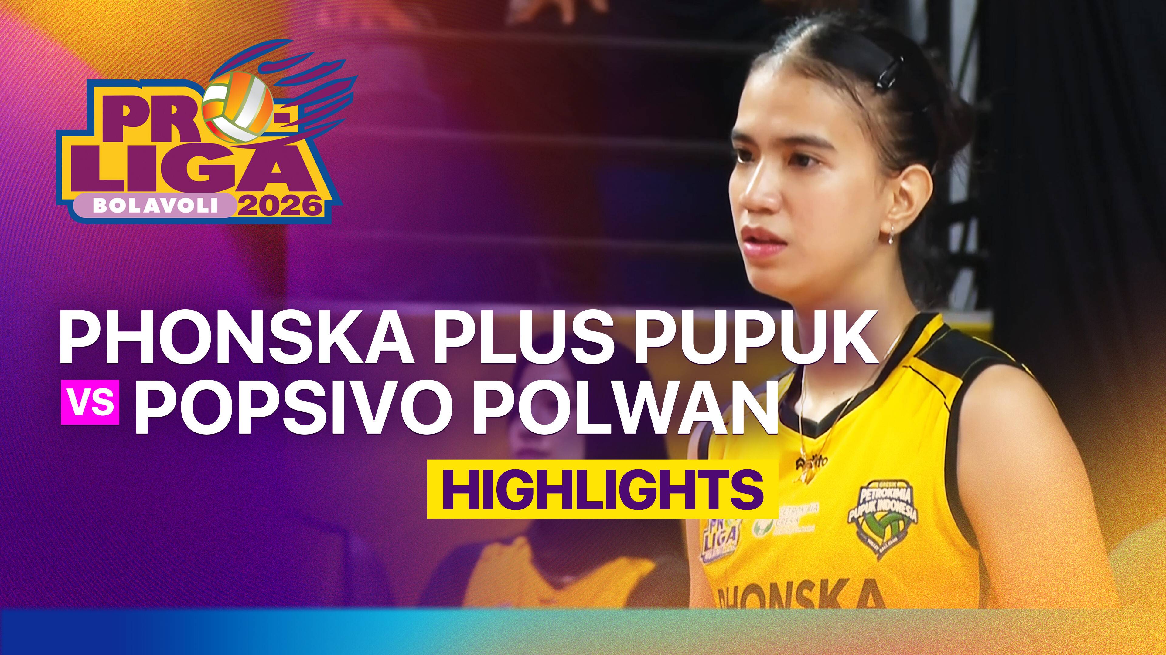 Gresik Petrokimia Pupuk Indonesia vs Popsivo Polwan