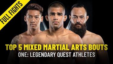 Top 5 Mixed Martial Arts Bouts From ONE: LEGENDARY QUEST Athletes | ONE Full Fights