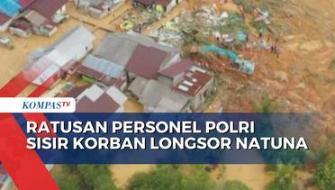 114 Personel Polri Dikerahkan Cari Korban Longsor di Pulau Serasan Natuna