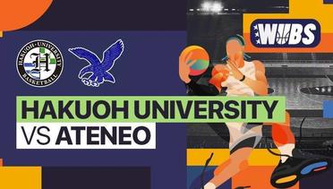 Hakuoh University vs Ateneo