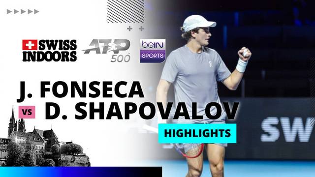 J. Fonseca vs D. Shapovalov - Highlight | ATP 500: Swiss Indoors Basel 2025