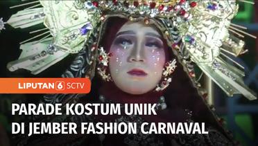 Jember Fashion Carnaval Kembali Digelar, Berbagai Kostum Unik Dipamerkan | Liputan 6