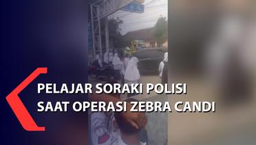 Pelajar di Blora Soraki Polisi Saat Operasi Zebra Candi