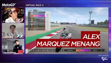 Alex Marquez Kembali Kalahkan Marc Marquez di MotoGP Virtual Race