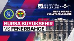 Bursa Buyuksehiir Belediiye Spor vs Fenerbahce Parolapara - Full Match | Men's Turkish Volleyball League 2023/24
