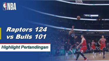 NBA I Cuplikan Pertandingan : Raptors 124 vs Bulls 101