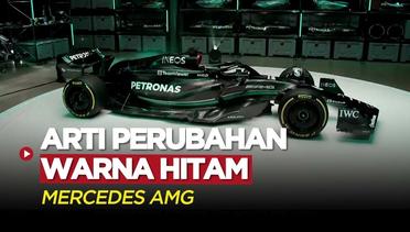 Makna Pemilihan Warna Hitam di Mobil Mercedes AMG untuk Formula 1 Musim Depan