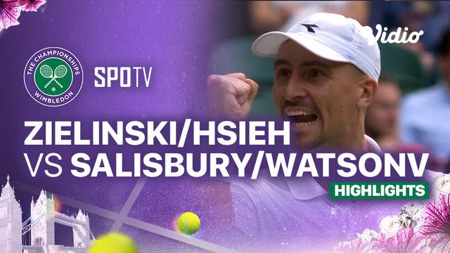 Jan Zielinski (POL)/Su-Wei Hsieh (TPE) vs Joe Salisbury (GBR)/Heather Watson (GBR) - Highlights | Wimbledon 2024 - Mixed Doubles
