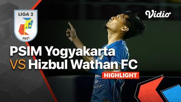 Highlight -  PSIM Yogyakarta 1 vs 1 Hizbul Wathan FC | Liga 2 2021/2022