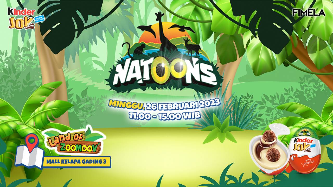 Kinder Joy Natoons Joyful Jungle with Fimelahood - Fimela | Vidio