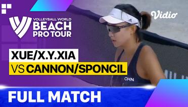 Full Match | Xue/X.Y.Xia (CHN) vs Cannon/Sponcil (USA) | Beach Pro Tour - Challenge Itapema, Brazil 2023