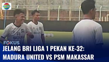BRI Liga 1: Madura United vs PSM Makassar, Madura UTD Tak Pernah Kalah pada Laga Terakhir | Fokus