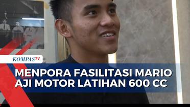 Menpora Dito Ariotedjo Fasilitasi Mario Aji Motor Latihan 600cc di Sirkuit Mandalika