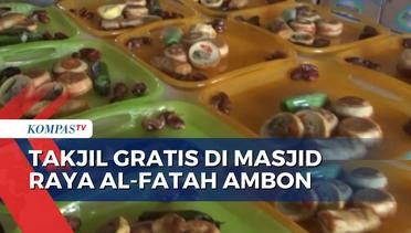 Masjid Raya Al-Fatah Kota Ambon Sediakan Takjil Gratis Selama Bulan Ramadan!