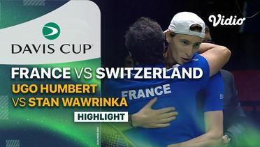 Highlights | France (Ugo Humbert) vs Switzerland (Stan Wawrinka) | Davis Cup 2023
