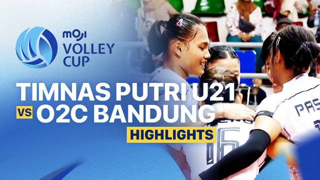 Timnas Putri U21 vs O2C Bandung - Highlight | Moji Volley Cup 2025