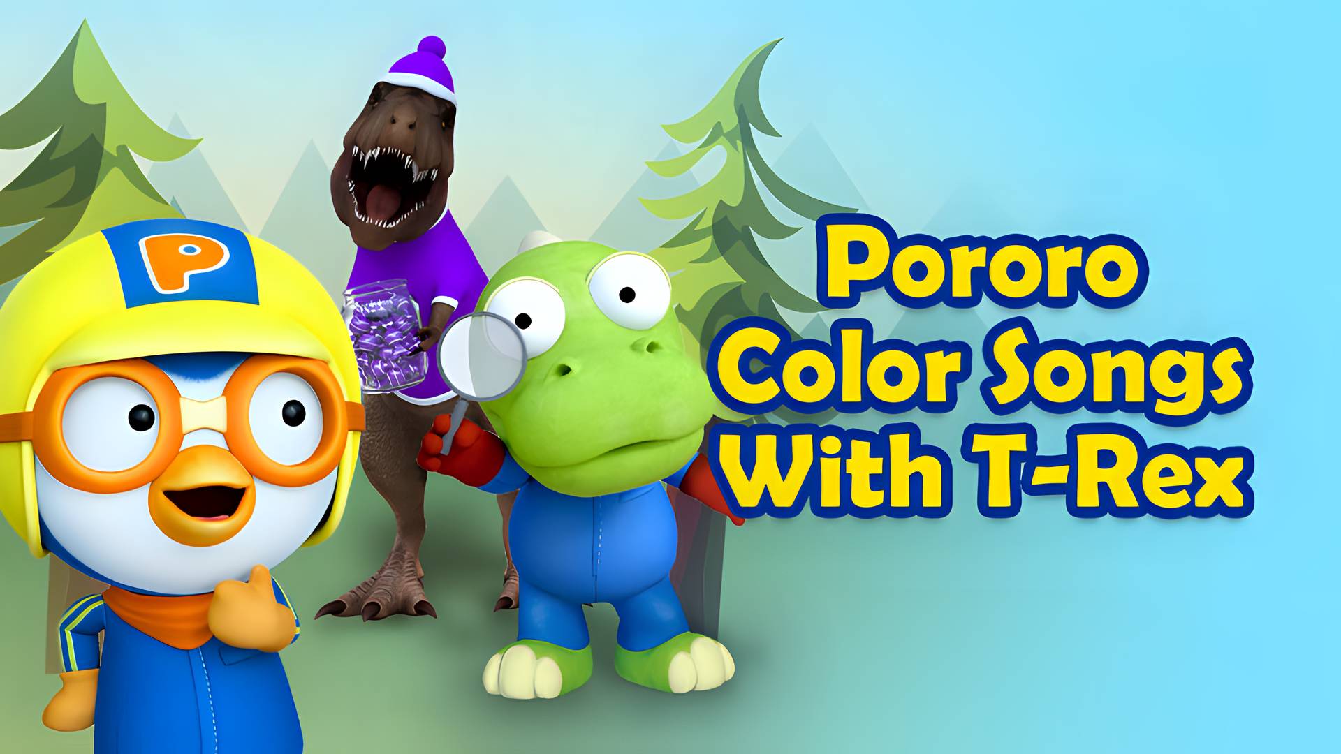 Pororo Color Songs with T-Rex