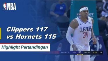 NBA I Cuplikan Pertandingan  Clippers 117 vs Hornets 115