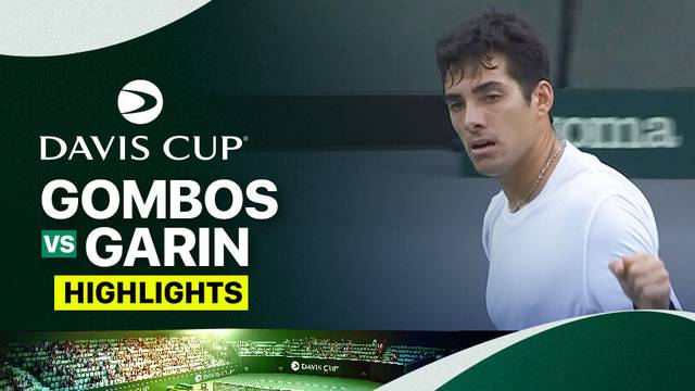Norbert Gombos (SVK) vs Cristian Garin (CHI) - Highlights | Davis Cup Finals Group Stage 2024