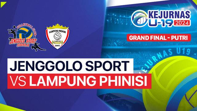 Putri: Jenggolo Sport Sidoarjo vs Lampung Phinisi - Grand Final - Full Match | Kejurnas Bola Voli Antarklub U-19 2024