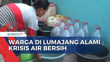 Warga Satu Dusun Desa di Lumajang Harus Jalan Jauh untuk Dapat Air Bersih!
