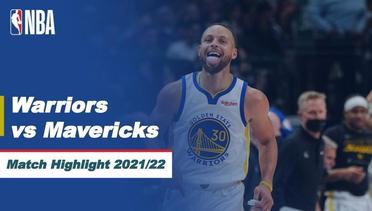 Match Highlight | Golden State Warriors vs Dallas Mavericks | NBA Playoff: Conference Final 2021/22