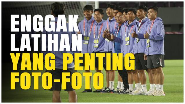 Batal Jalani Official Training, Para Pemain Timnas Laos Berswafoto di Stadion Manahan