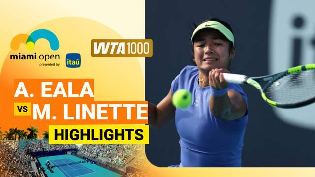 Alex Eala vs Magda Linette - Highlight | WTA 1000: Miami Open presented by Itau 2026
