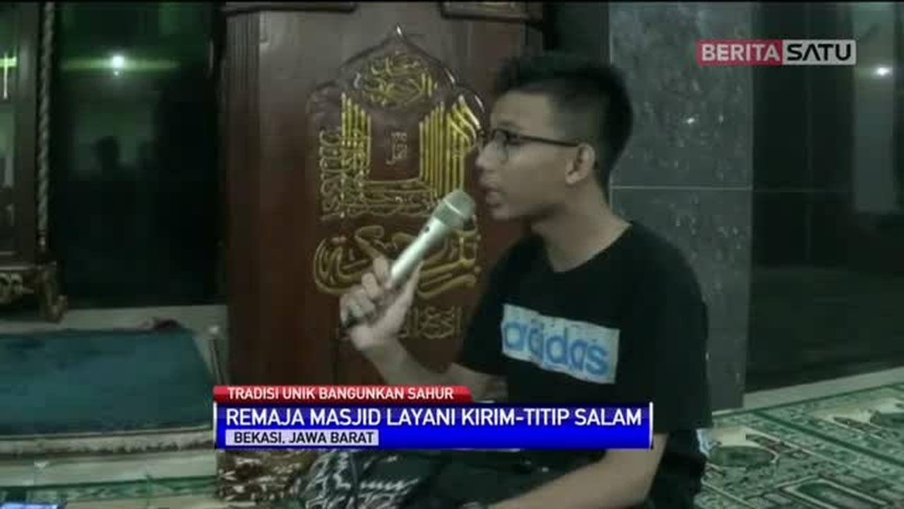 Remaja Masjid Ini Bangunkan Sahur Dengan Cara Unik Btv Vidio