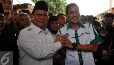 Jawaban Prabowo soal Sandiaga Uno jadi Cawapresnya