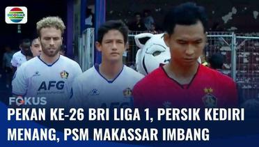 Pekan ke-26 BRI Liga 1, Duel PSM Makassar Kontra Persebaya Surabaya Berakhir Seri | Fokus