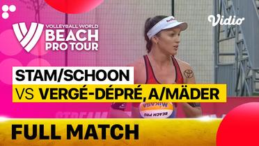 Full Match | Round 2 - Court 2: Stam-Schoon (NED) vs Verge-Depre, A-Mader (CHE) | Beach Pro Tour Elite16 Uberlandia, Brazil 2023