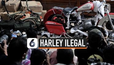 Harley Ilegal yang Diangkut Garuda Senilai Rp 800 Juta