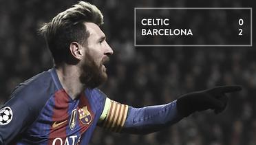 Dua Gol Lionel Messi Bawa Barcelona Bungkam Celtic 2-0