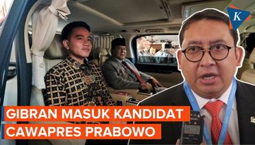 Fadli Zon Ungkap Nama Gibran Masuk Kandidat Cawapres Prabowo
