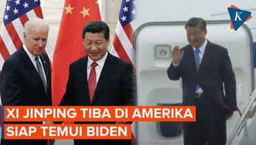Momen Kedatangan Xi Jinping ke San Francisco Temui Joe Biden