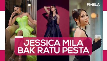 Gaya Glamor Jessica Mila Bak Ratu Pesta Sebelum Resmi Dipinang Yakup Hasibuan