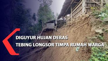 Diguyur Hujan Deras, Tebing Longsor Timpa Rumah Warga di Kulon Progo