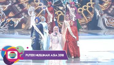 Finalis Puteri Muslimah Asia Memperkenalkan Diri Diiringi oleh Lantunan Reza & Lesti