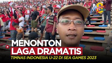 Sensasi Nonton Langsung Laga Dramatis Timnas Indonesia U-22 di SEA Games 2023! Baru Tahu Gak Boleh Bawa Power Bank ke Stadion