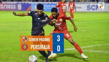 FULL Highlights _ Semen Padang FC 3 vs 0 Persiraja Banda Aceh, 16 September 2022
