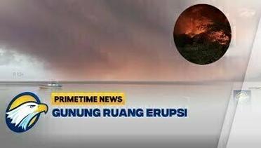 Gunung Ruang Sulut Erupsi, BASARNAS Manado Evakuasi 495 Warga