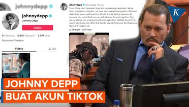Johnny Depp Bikin Video TikTok untuk Penggemar,  Langsung Dapat 6 Juta Pengikut