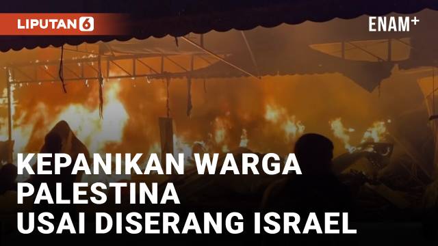 Rumah Sakit Al-Aqsa Diserang Israel, Warga Palestina Panik Padamkan Api