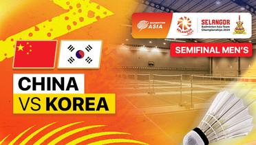 Semifinal Men's: China vs Korea - Lu Guang Zu vs Jeong Min Seon - Full Match | Badminton Asia Team Championship 2024