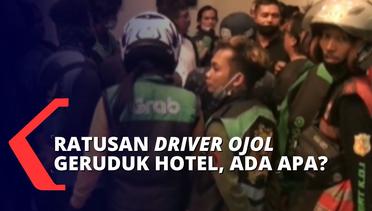 Buntut Pemukulan Driver Ojol, Hotel Tempat Pelaku Menginap Digeruduk Massa!