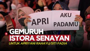 Gemuruh Dukungan Suporter untuk Apriyani Rahayu / Siti Fadia di Indonesia Masters 2023