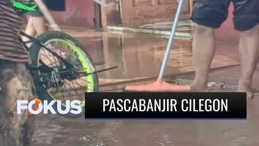 Banjir Cilegon Surut, Warga Mulai Bersih-Bersih Rumah